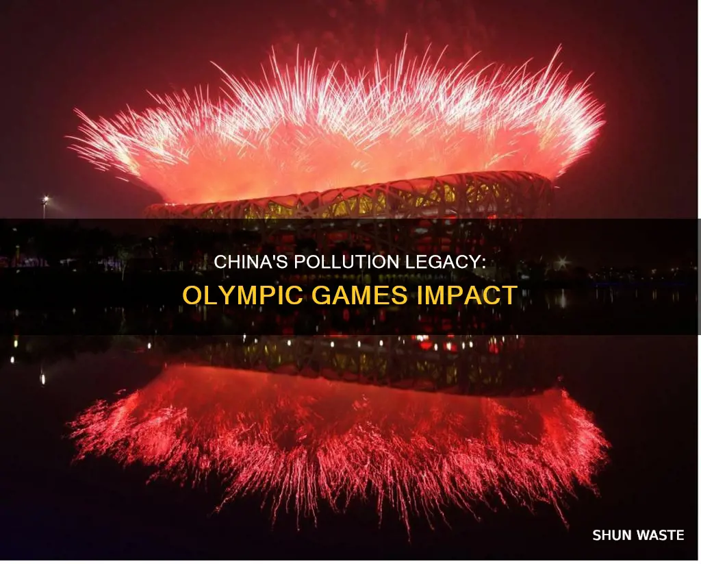 how olympic games stated china pollution