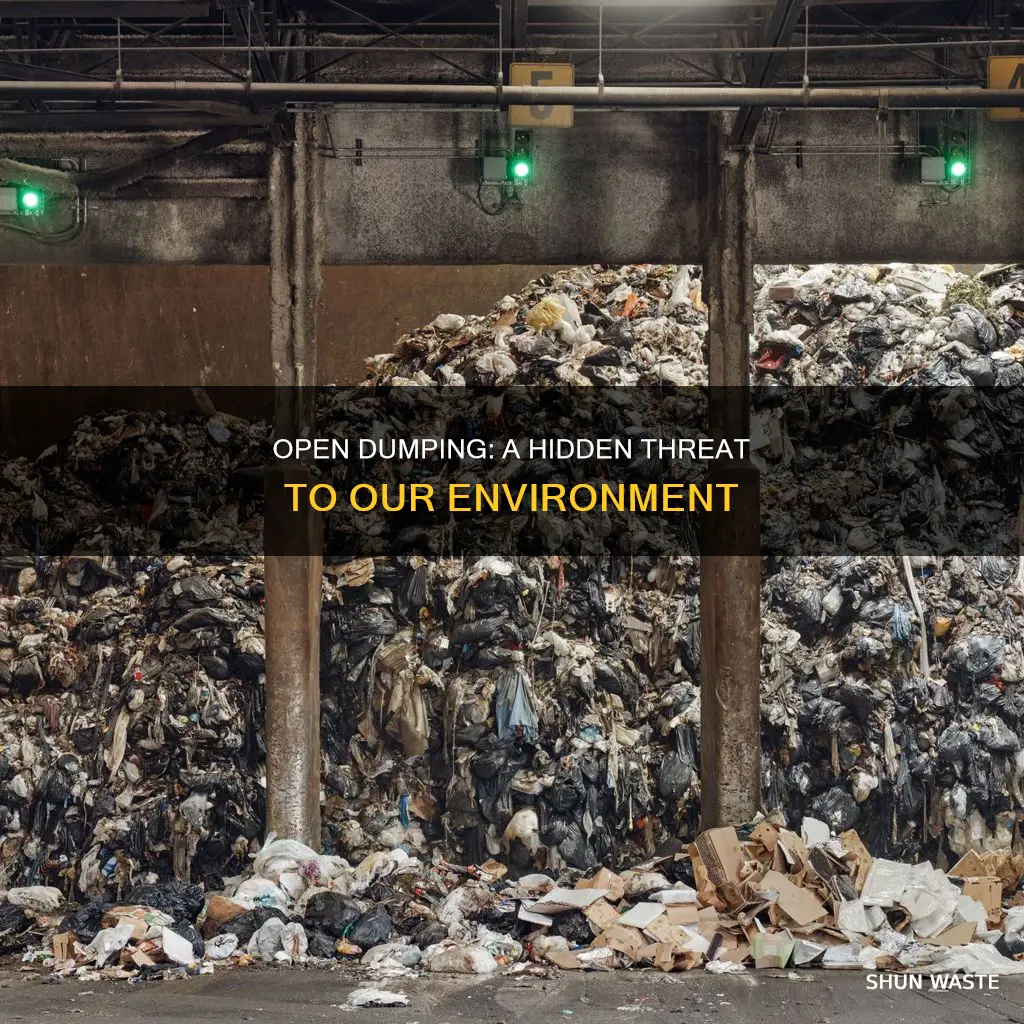 how open dumping can be a source of waste pollution