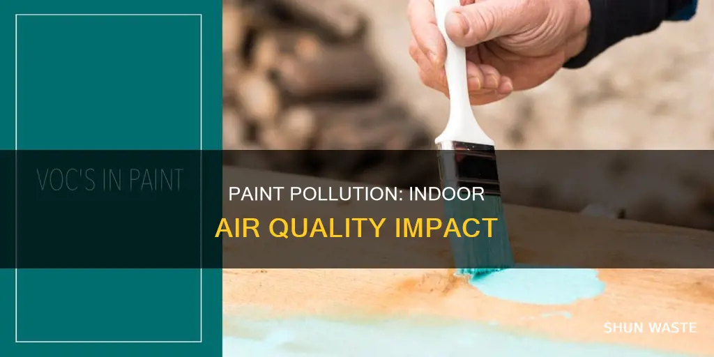 how paint contirbutes to indoor air pollution