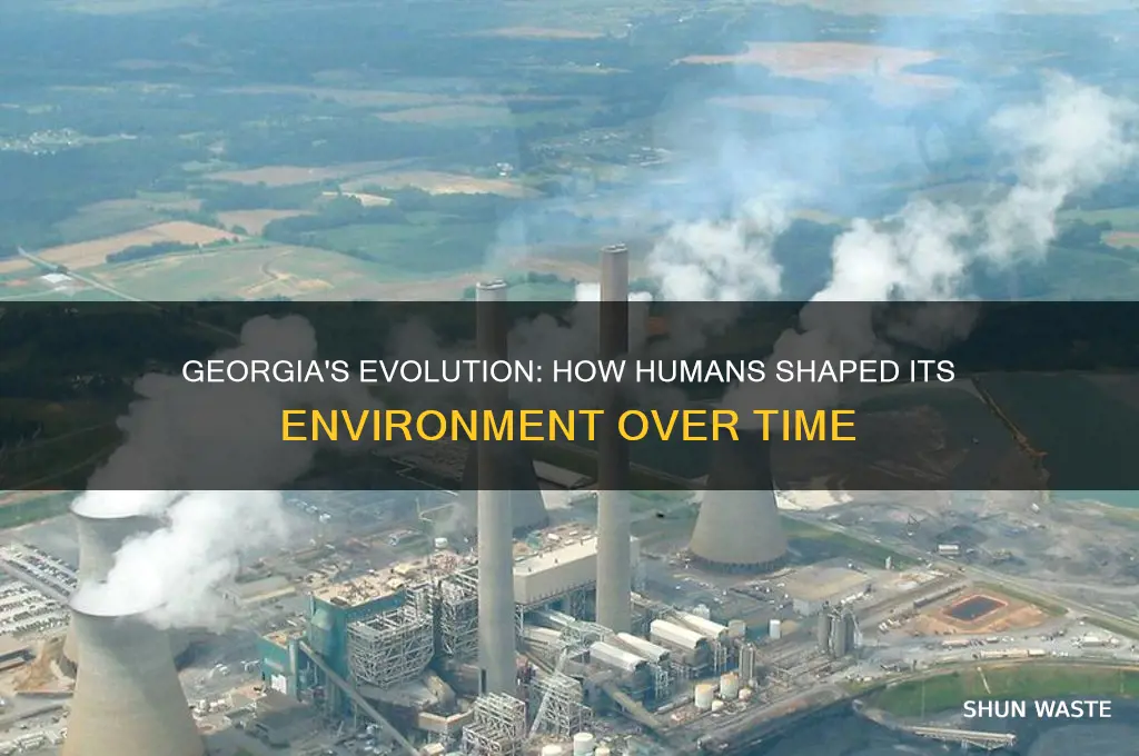 how people adapted or change the environment in georgia