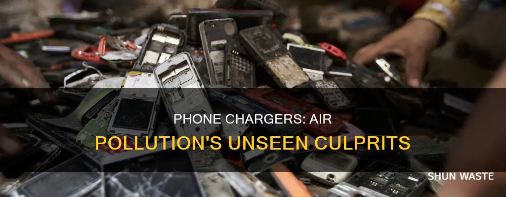 how phone chargers produce air pollution