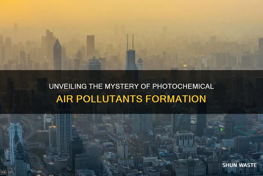 how photochemical air pollutants form
