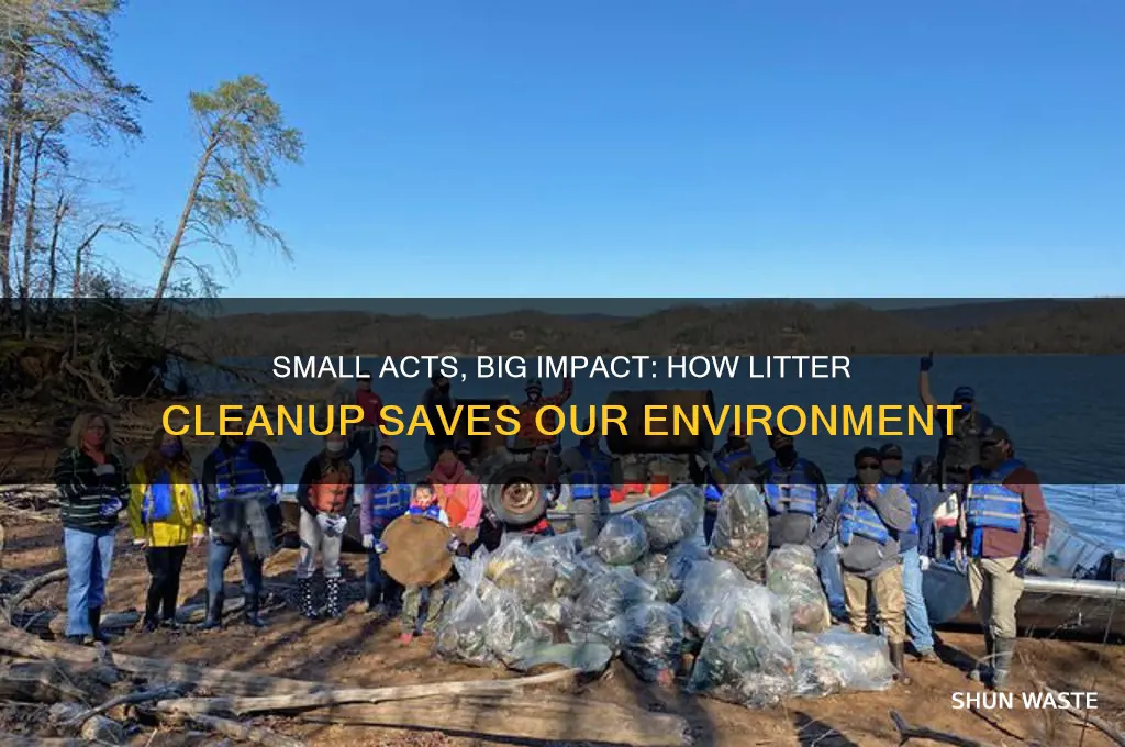 how picking up litter helps the environment