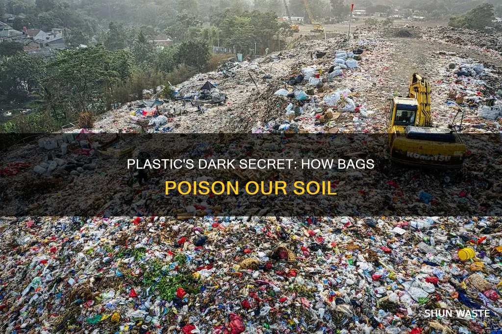 how plastic bags cause soil pollution