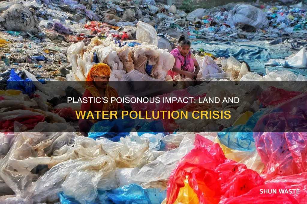 how plastic bags pollute our land and water