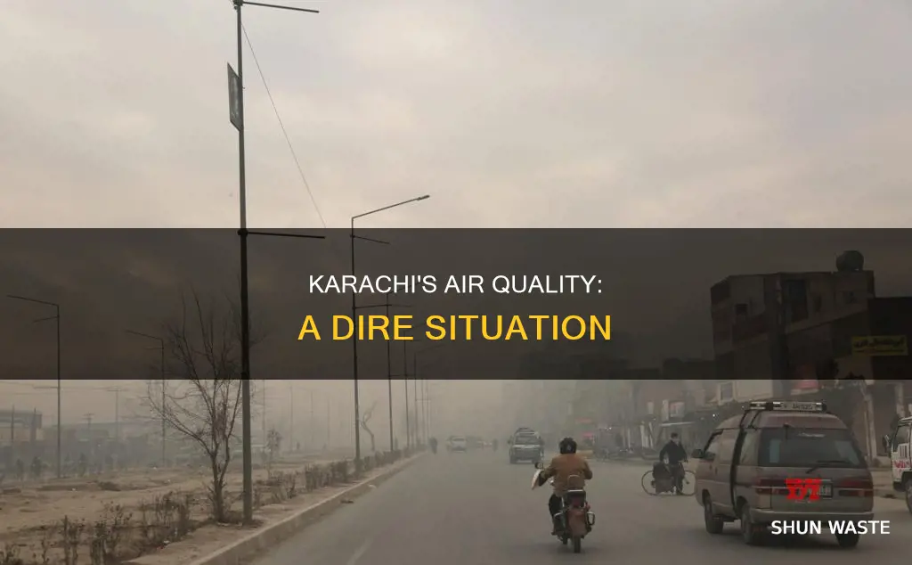 how polluted is karachi