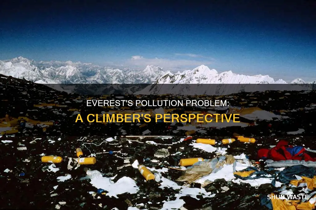 how polluted is mount everest