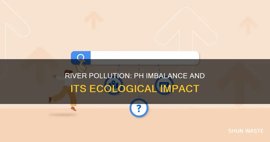 how pollution affects ph of river