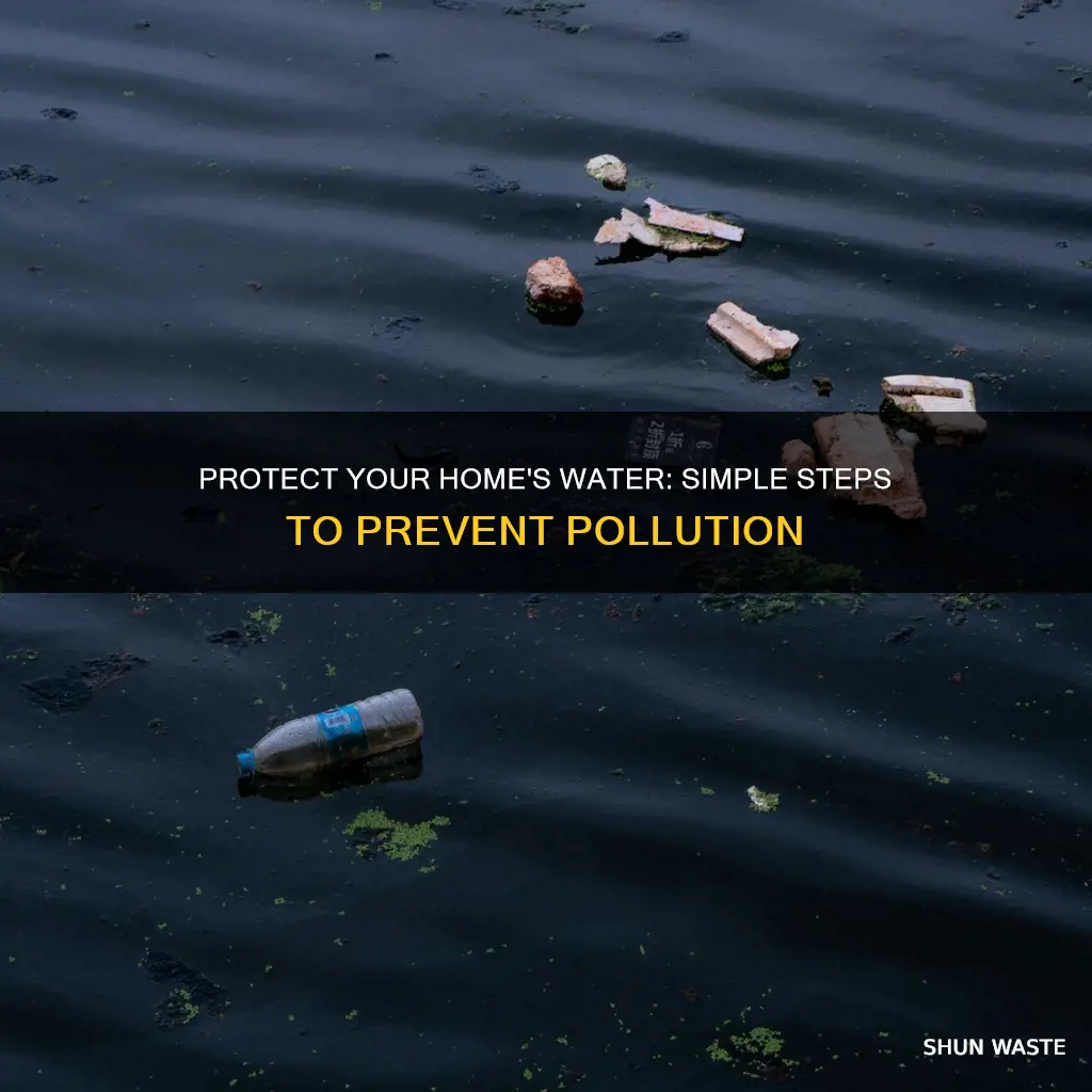 how pollution of water can be prevented in the home