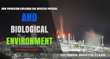 Population Explosion's Impact: Transforming Physical and Biological Environments