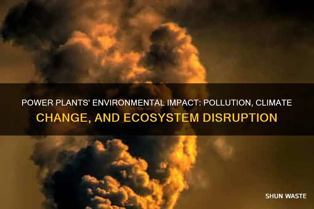 how power plants affect the environment