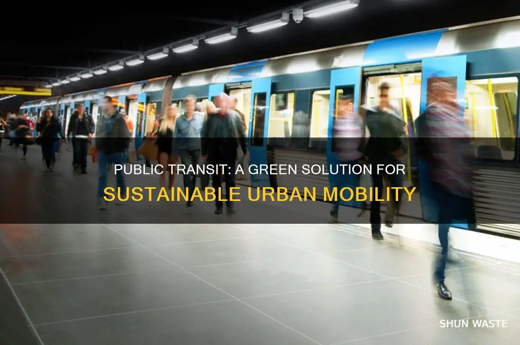 how public transit helps the environment