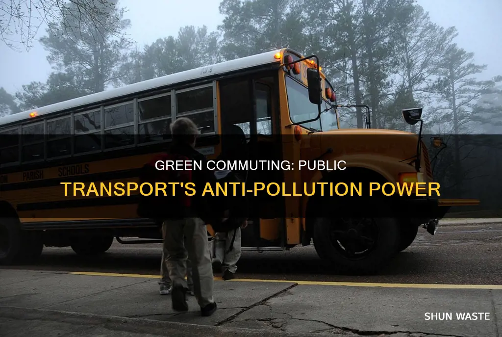 how public transport reduce pollution