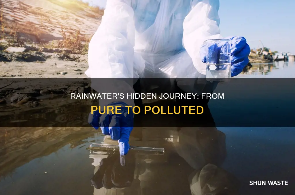 how rainwater concentrate and carry pollutants water chemistry