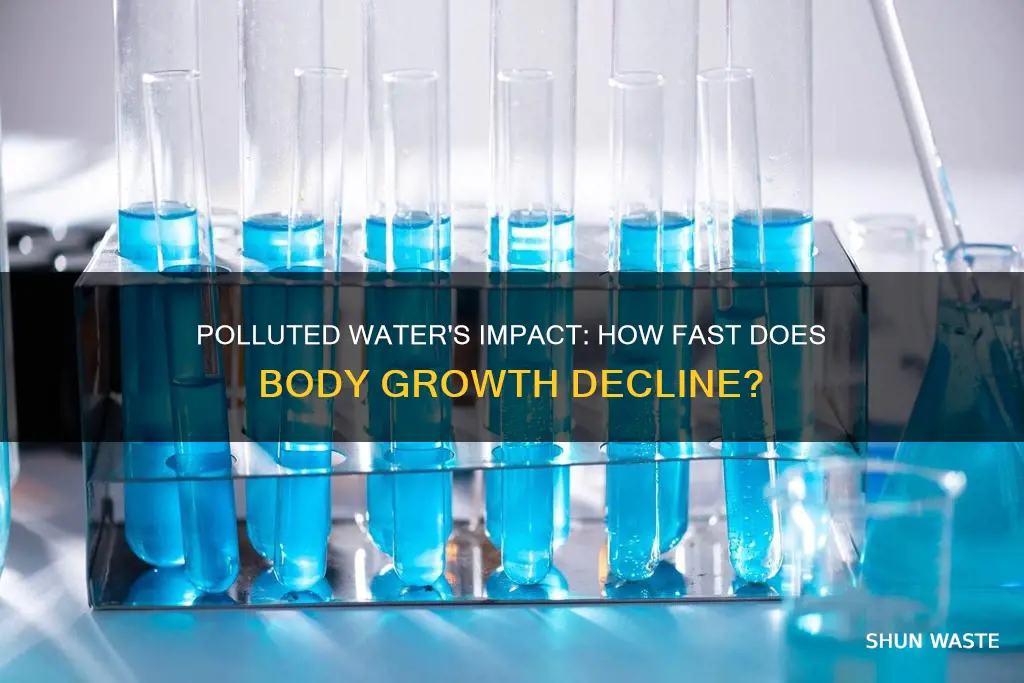 how rapid does bod increase if the water is polluted