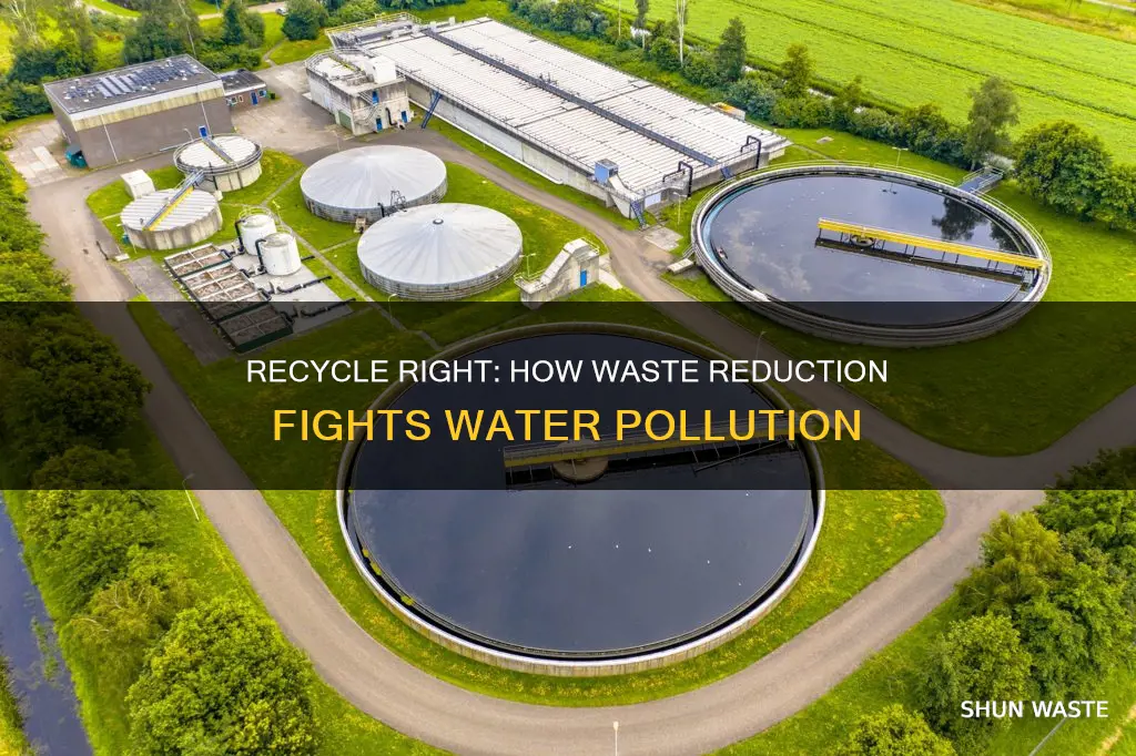 how recycle reduce water pollution