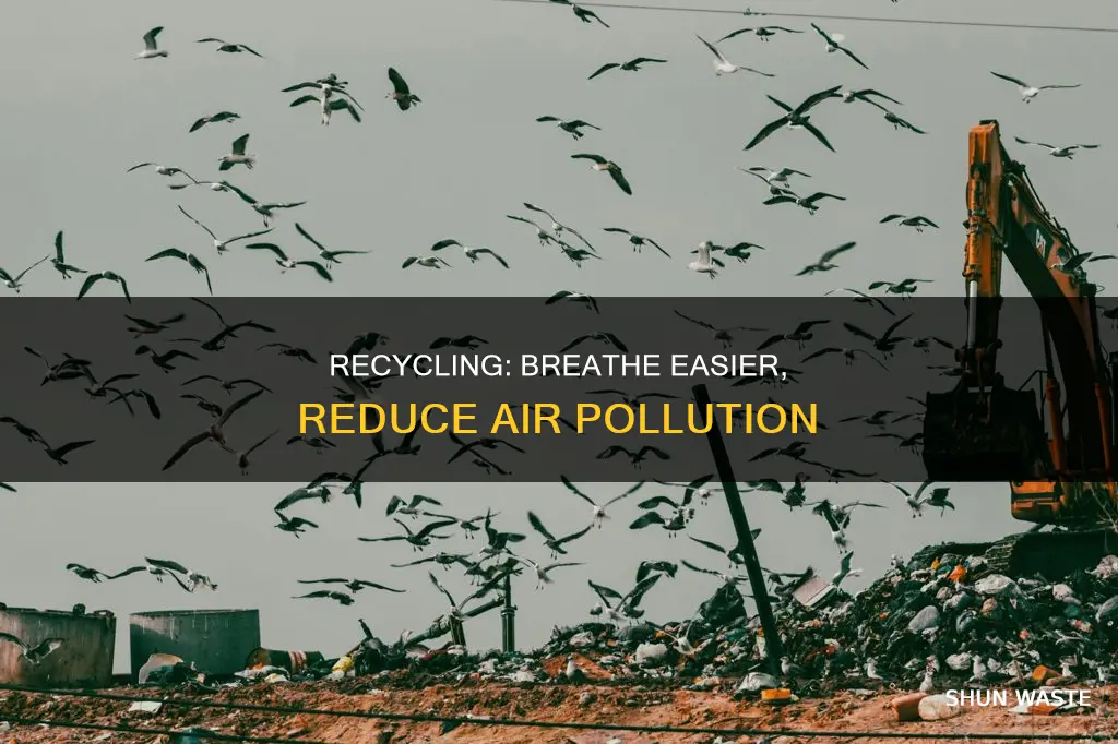 how recycling helps air pollution