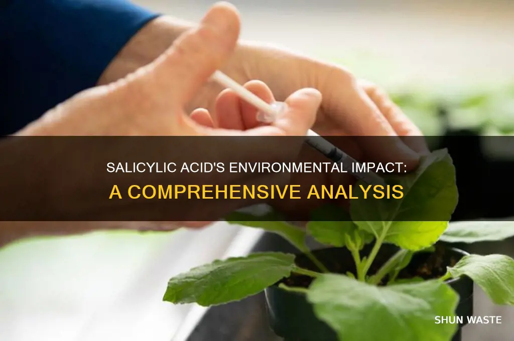 how salicylic acid is affect the environment