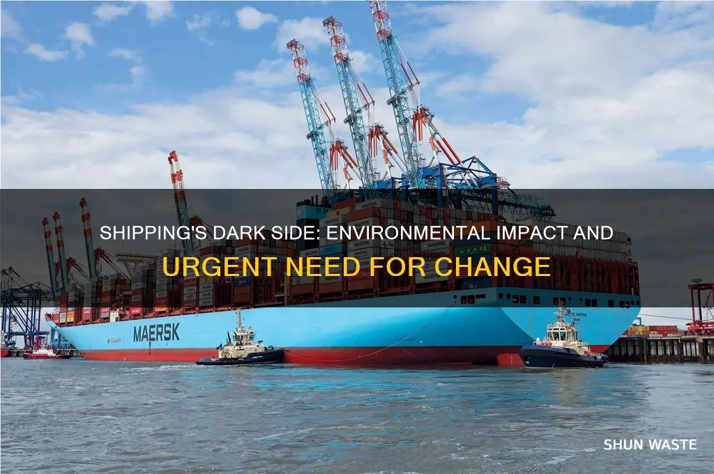 how shipping negatively affects environment