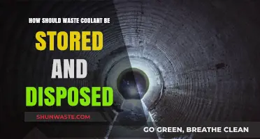 Safe Storage and Disposal Methods for Used Coolant Waste