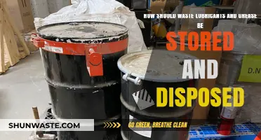 Safe Storage and Disposal of Waste Lubricants and Grease: Best Practices