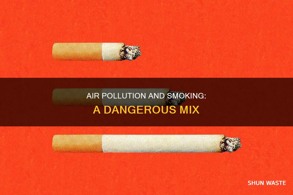 how smoking bad air pollution