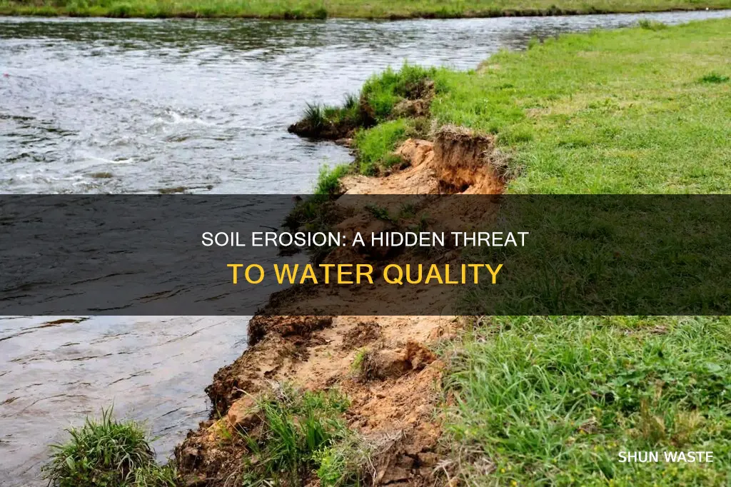 how soil erosion can cause water pollution