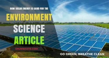 Solar Power's Environmental Benefits: Science Behind a Greener Future