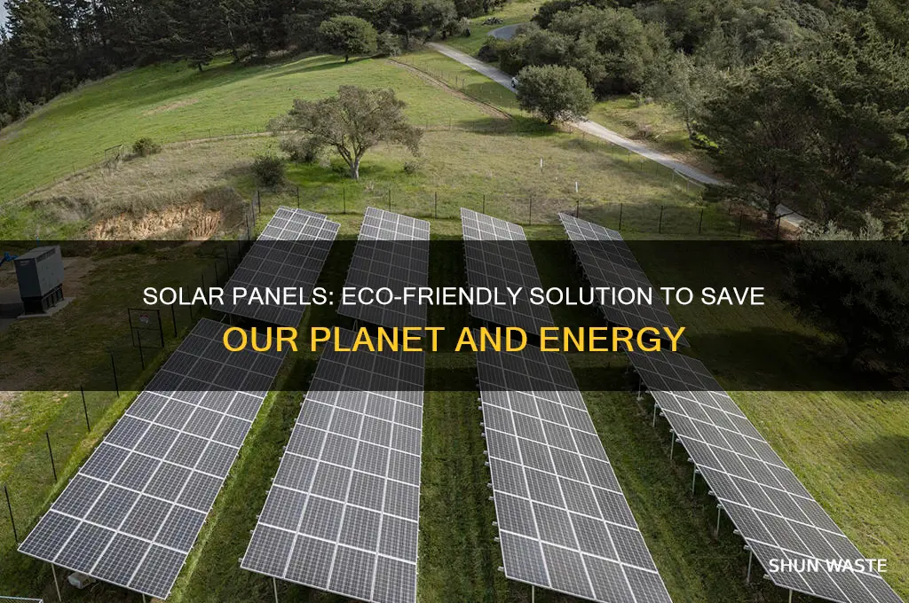 how solar panels can save the environment and nonrenewable energy