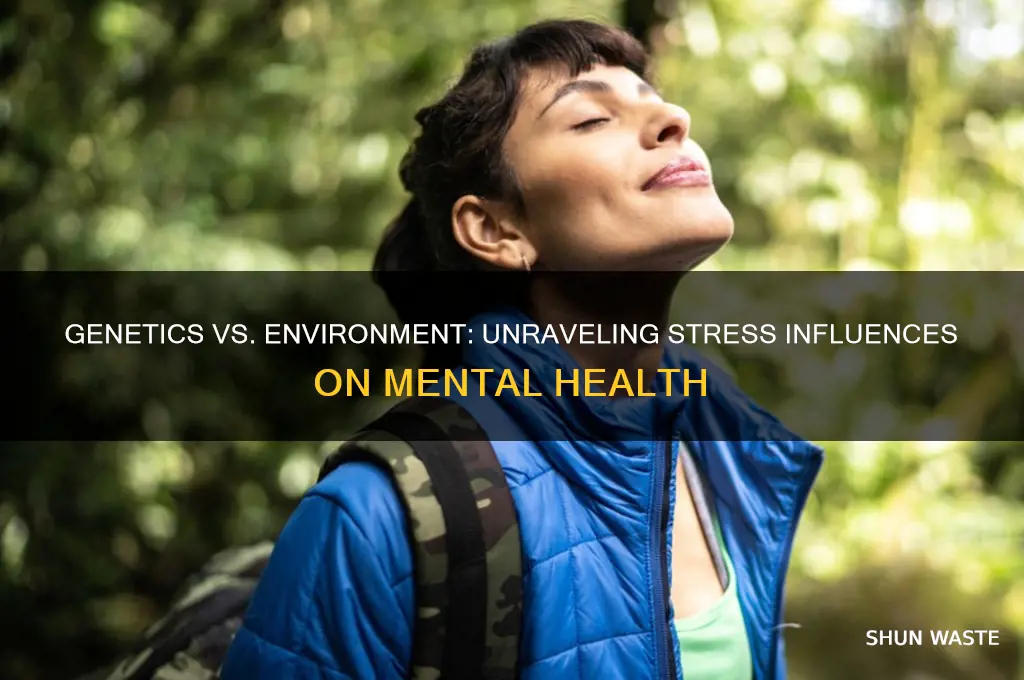 how stress is affected by genetics or environment