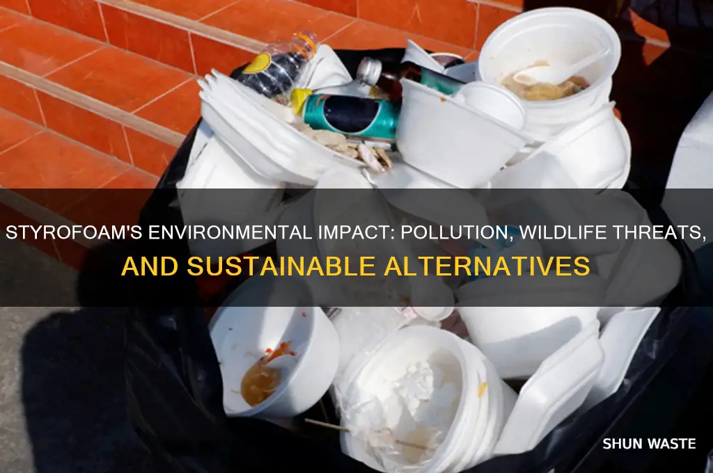 how styrofoam affects the environment
