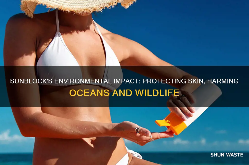 how sunblock affects our environment