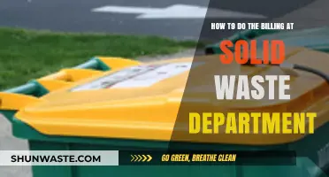 Efficient Billing Strategies for Solid Waste Department Operations