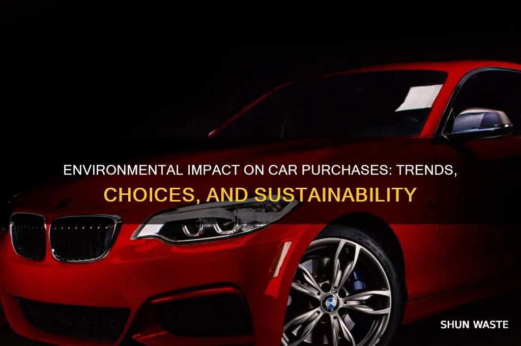 how the environment affects car buying