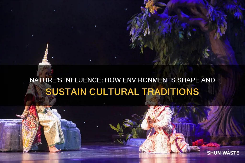 how the environment helps create traditions