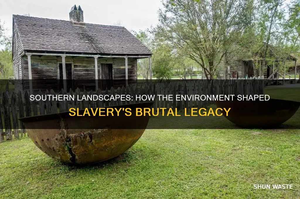 how the environment of the south affected slavery