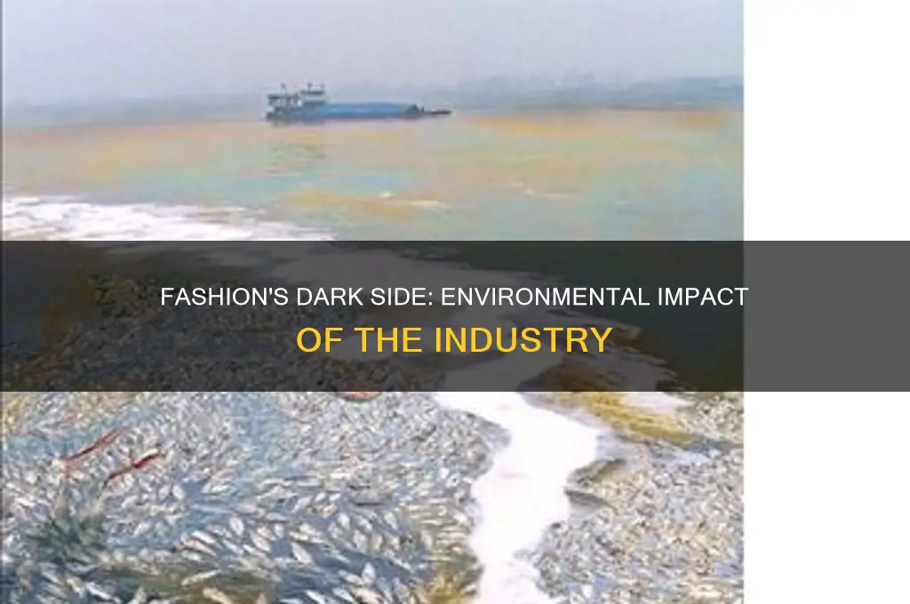 how the fashion industry is bad for the environment