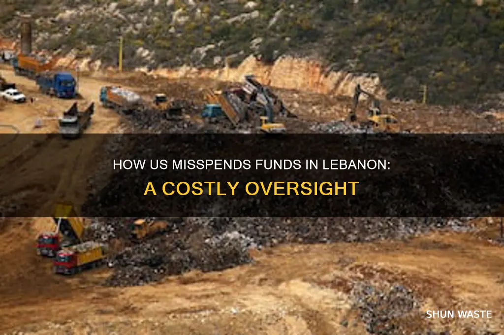 how the united states waste money lebanon