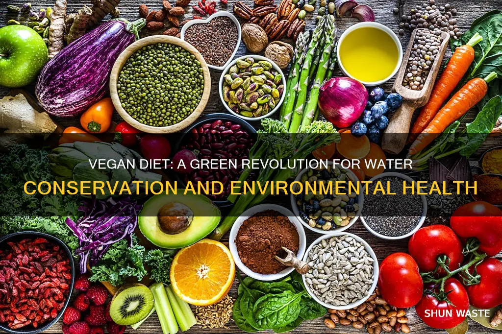 how the vegan diet decreases water waste and pollution