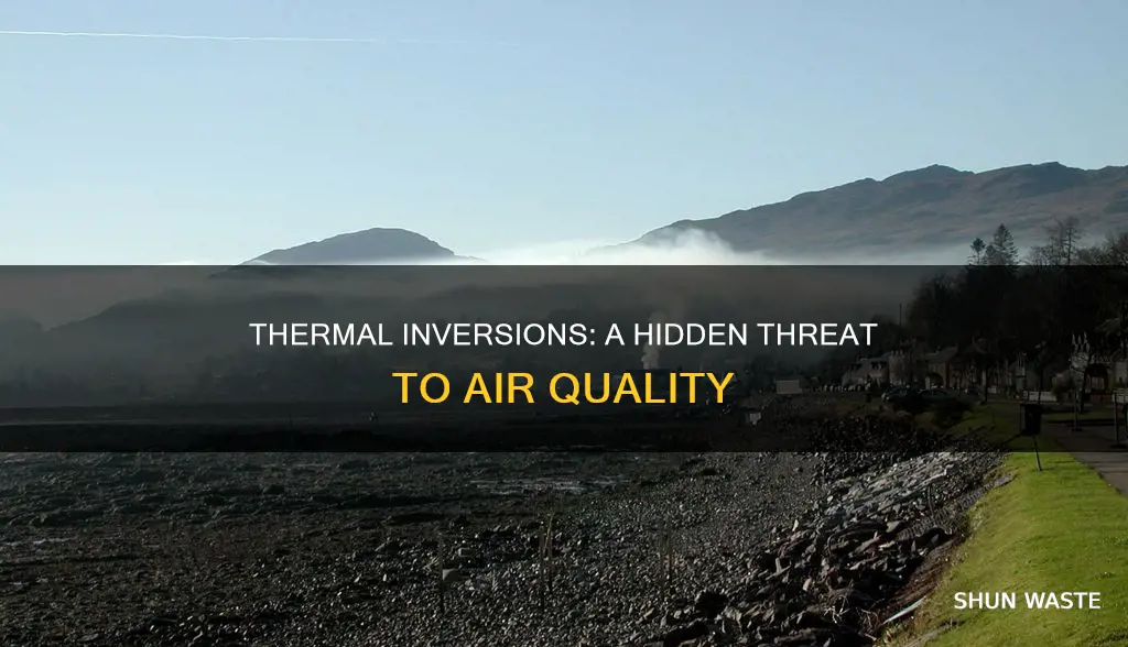 how thermal inverstions can give pollution