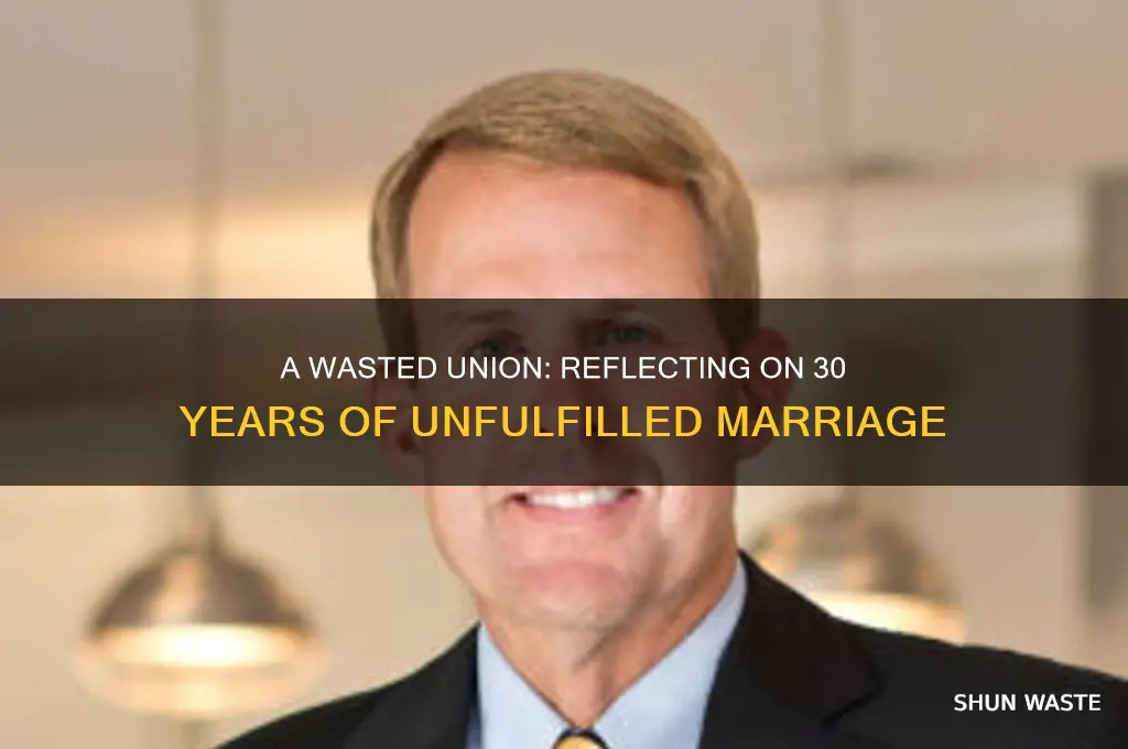 how this 30 year marriage was so wasted