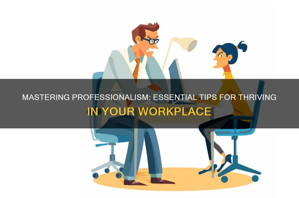how to act in a work environment
