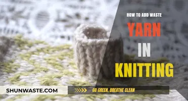 Knitting Essentials: Adding Waste Yarn for Seamless Project Success