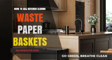 Adjusting Kitchen Sliding Waste Paper Baskets: A Simple DIY Guide