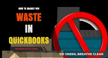 Efficient Waste Adjustment in QuickBooks: A Step-by-Step Guide