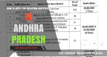 Pollution Certificate: Andhra Pradesh Application Process Simplified