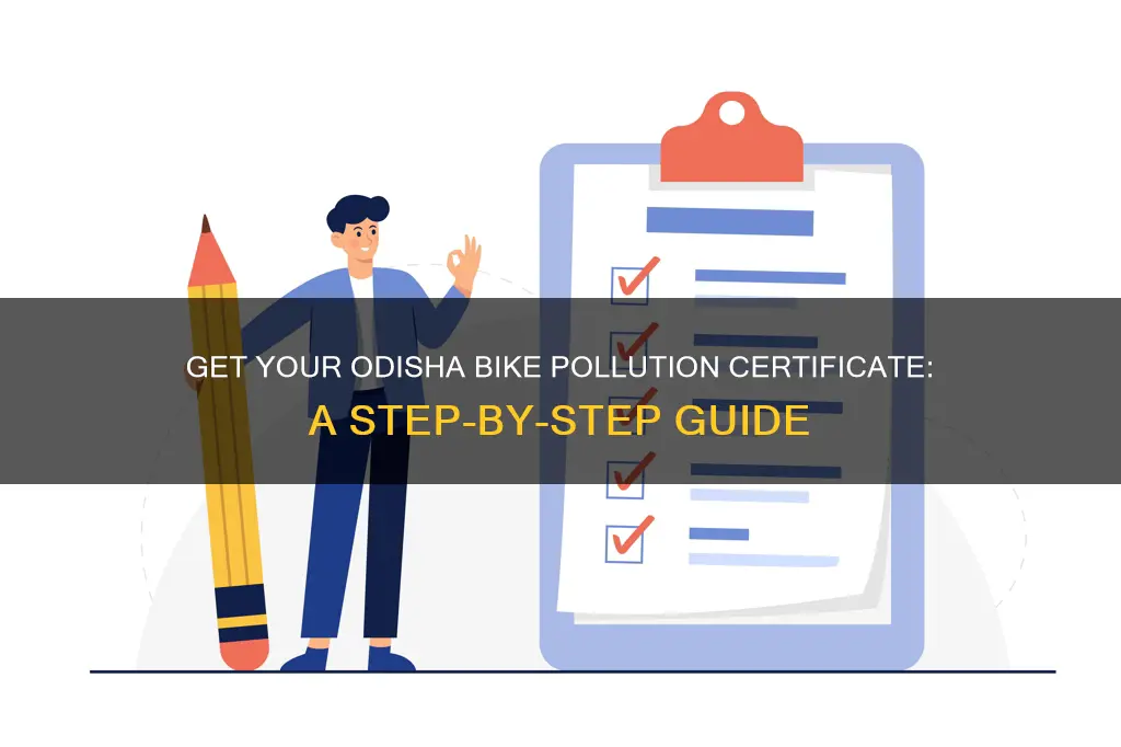 how to apply pollution certificate for bike in odisha