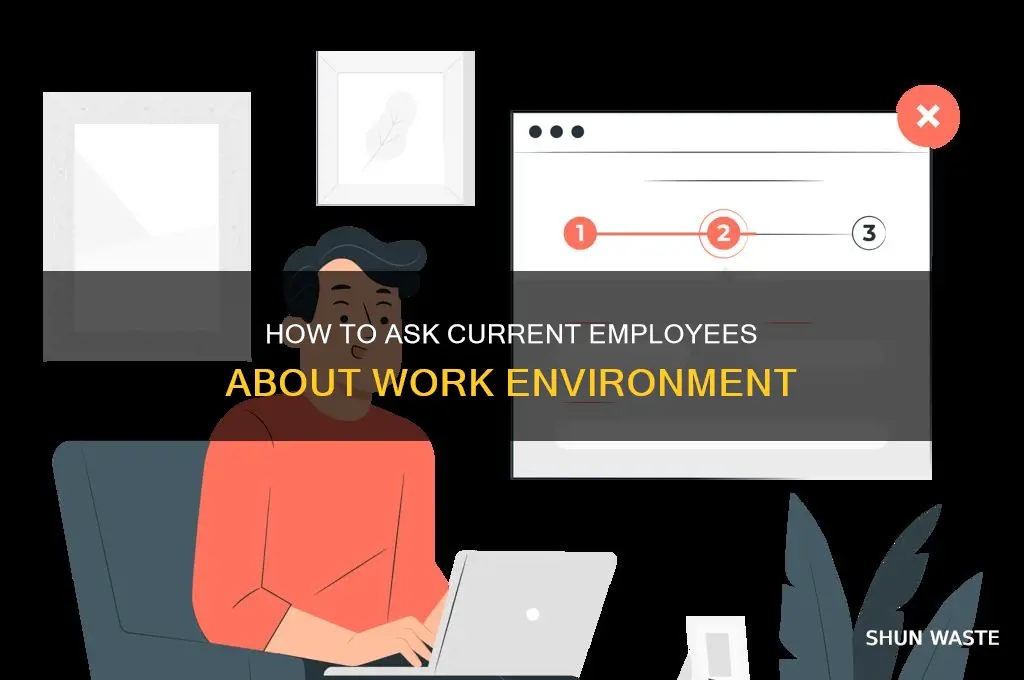 how to ask current employees about work environment