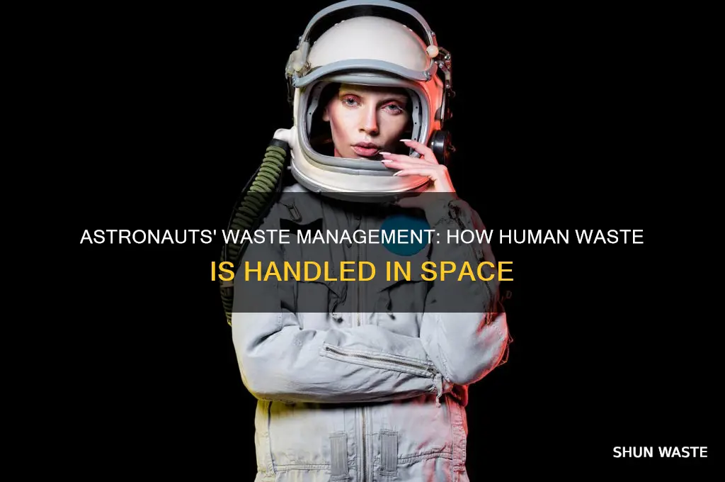 how to astronauts leave human waste in space