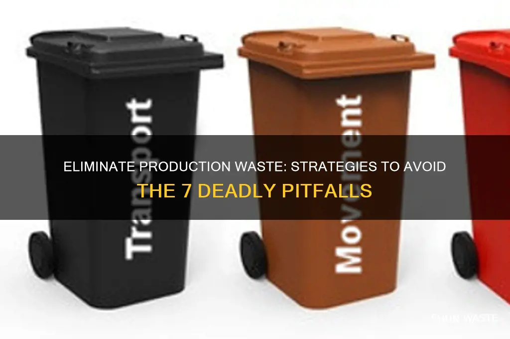 how to avoid the 7 deadly wasted in production